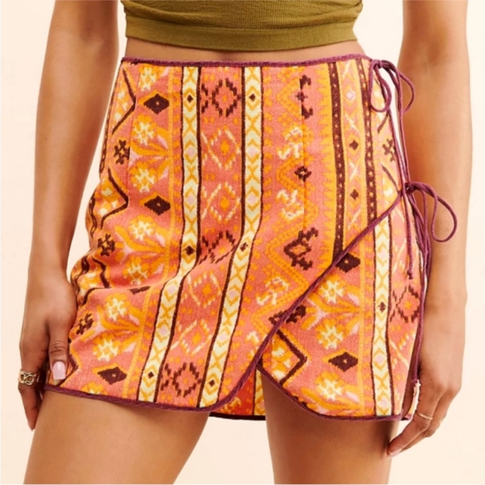 Free People - Cleo Wrap Skirt NWT